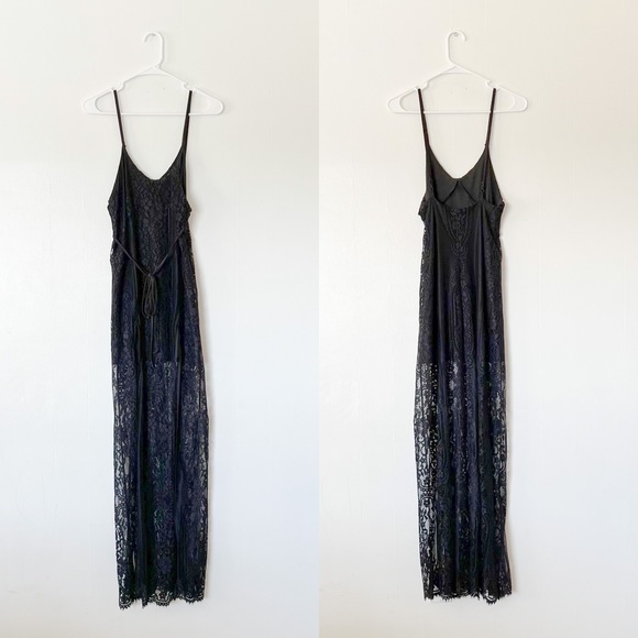 For Love And Lemons Longhorn Maxi Dress in Black - Picture 5 of 14